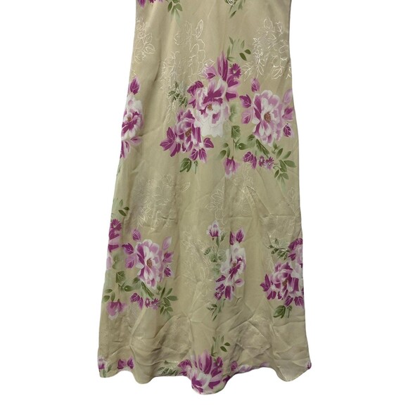 Vintage Romantic Fully Lined JG Hook Sleeveless Floral Midi Dress 90s Y2K Sz 6P - Picture 4 of 12